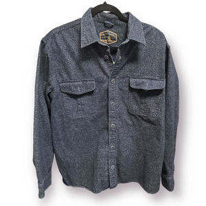 Freedom Foundry Men's Flannel shirt Button up Blue sz large